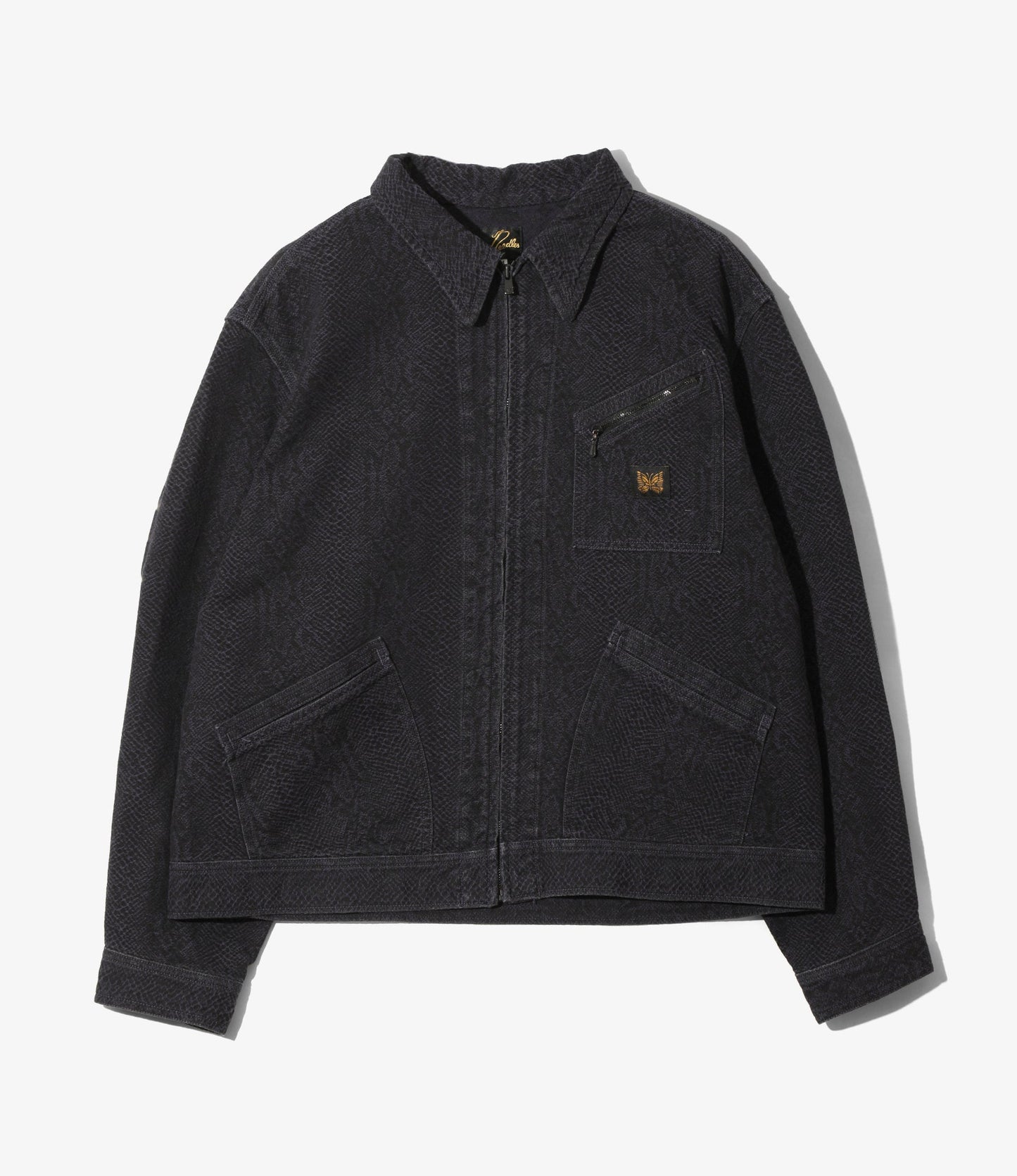 Needles Zipped Work Jacket - 10oz Python Jacquard