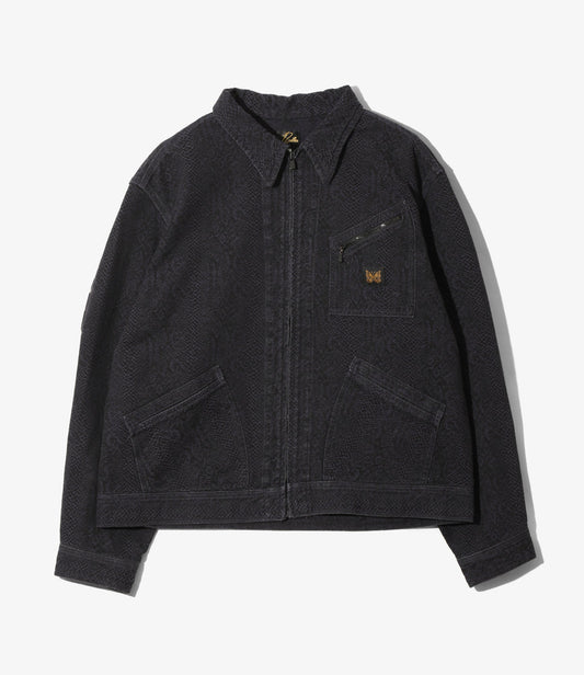 Needles Zipped Work Jacket - 10oz Python Jacquard