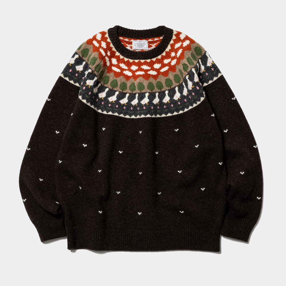 Unlikely Fair Isle "Duck"