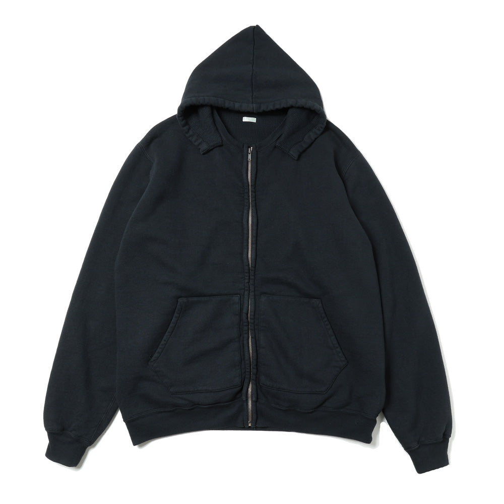 A.PRESSE Vintage Attached Hood Zip Parka