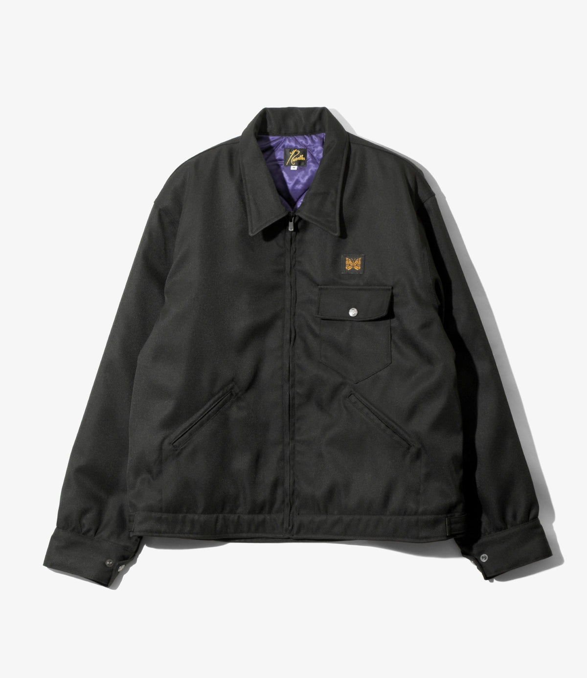 Needles Railroad Zip Jacket - Melange Double Cloth