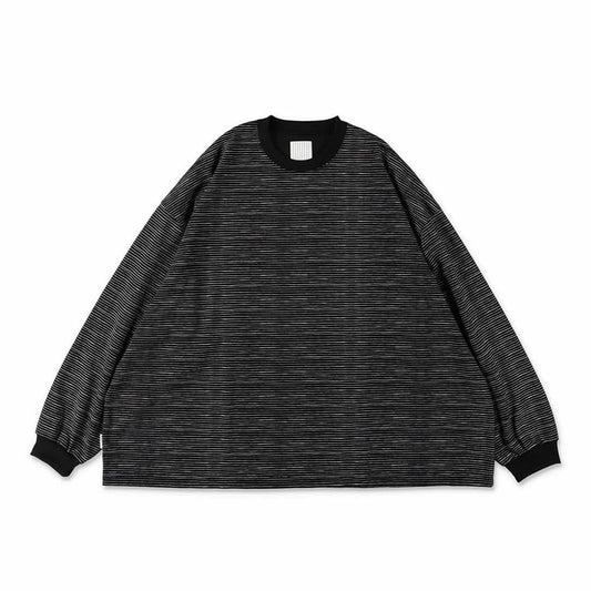 S.F.C (STRIPES FOR CREATIVE) SUPER BIG LS TEE (SIDE STRIPE TECH)