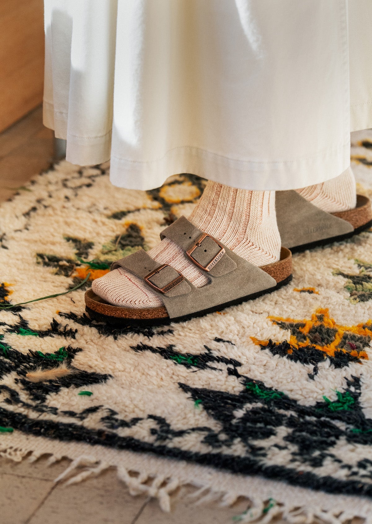 RoToTo ORGANIC COTTON WIDE RIB SOCKS