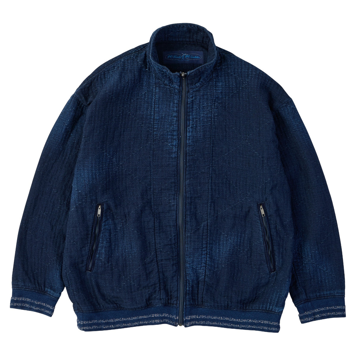 Porter Classic SEA ISLAND SASHIKO TRACK JACKET