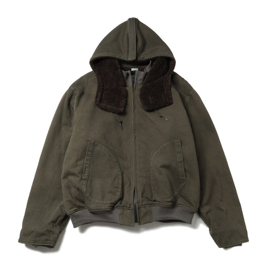 A.PRESSE Vintage WW2 US Navy Deck Hooded Jacket