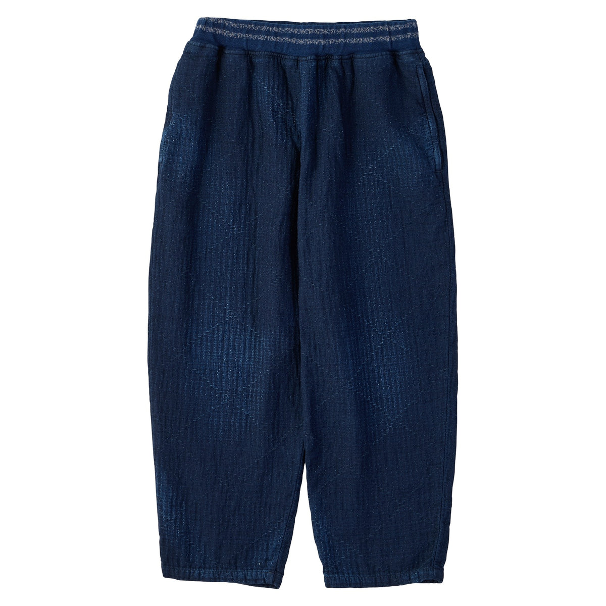 Porter Classic SEA ISLAND SASHIKO TRACK PANTS
