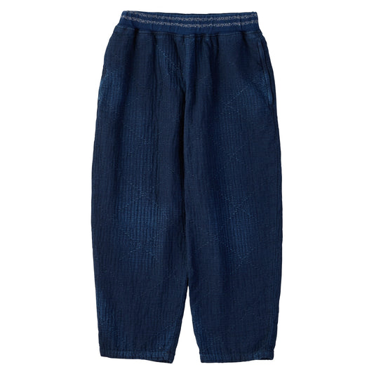 Porter Classic SEA ISLAND SASHIKO TRACK PANTS