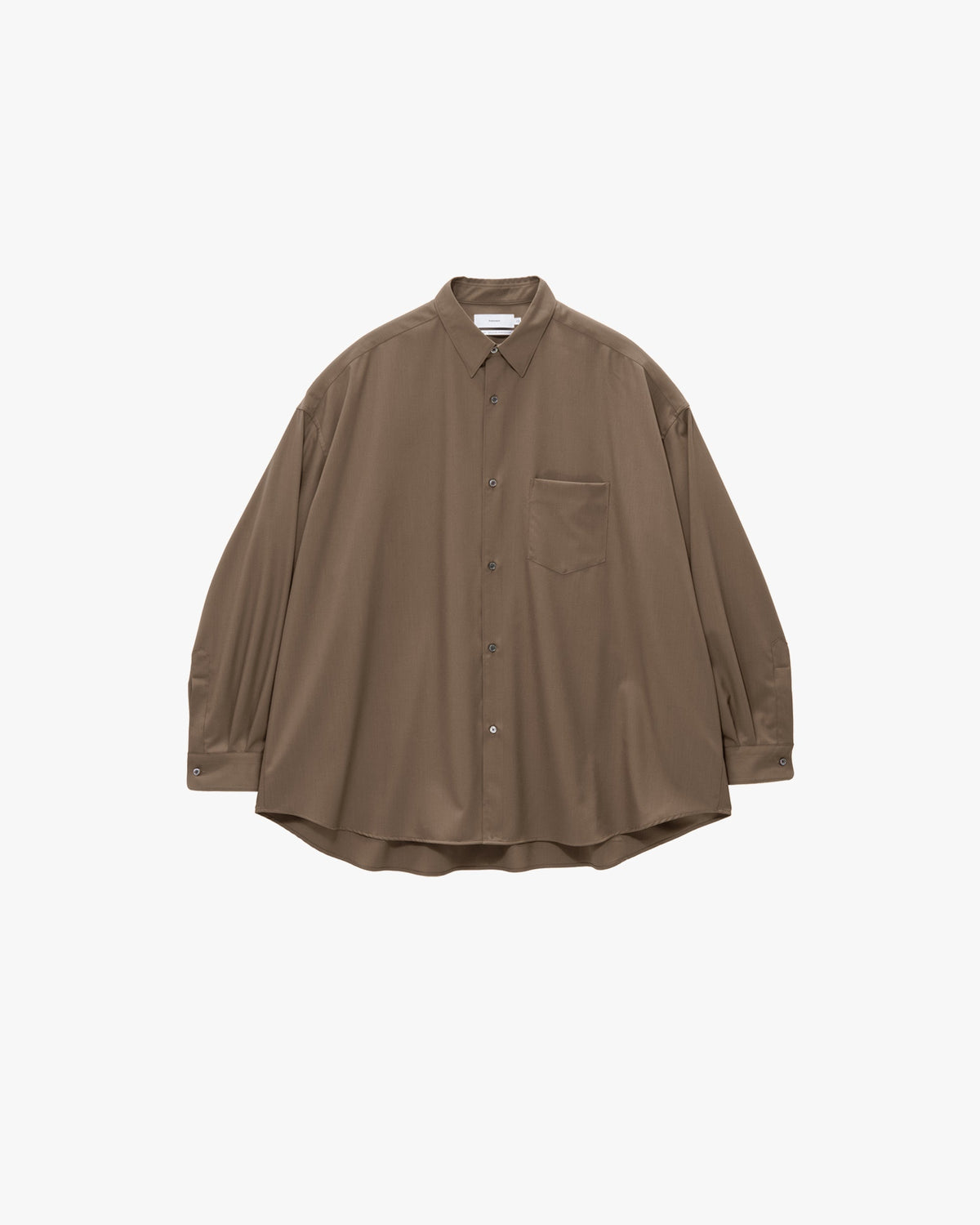 Graphpaper Extra Fine Wool L/S Oversized Regular Collar Shirt