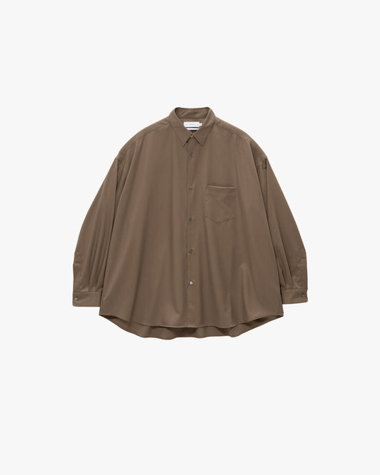 Graphpaper Extra Fine Wool L/S Oversized Regular Collar Shirt