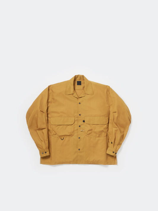 DAIWA PIER39 TECH SPORTS OPEN COLLAR SHIRT L/S SOLID