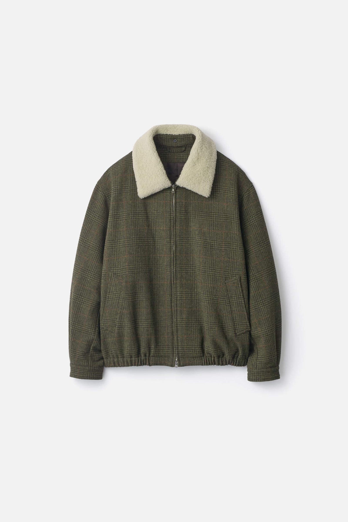 ssstein Detachable Collar British Tweed Jacket