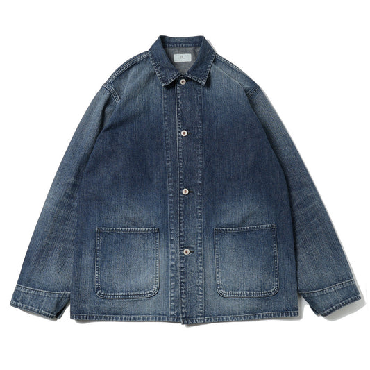 HERILL NAVY Denim Chore Jacket