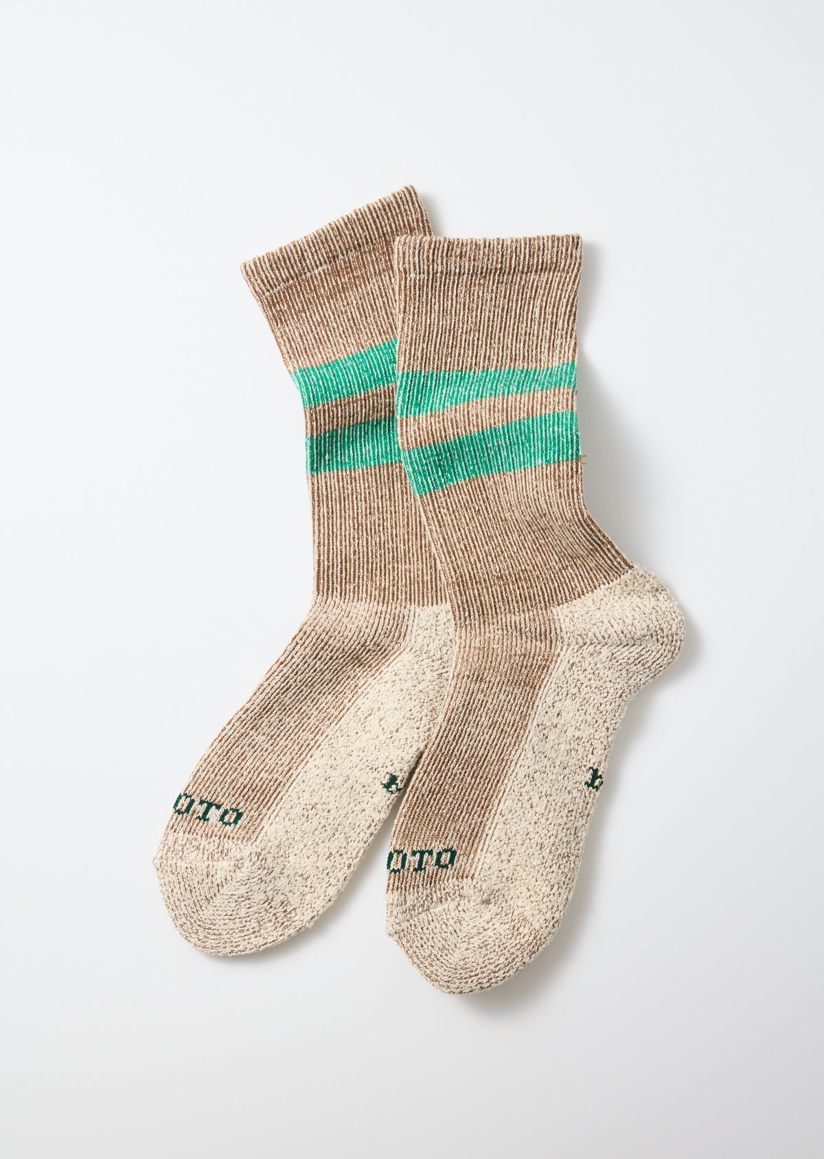 RoToTo PILE STRIPE MARL SOCKS