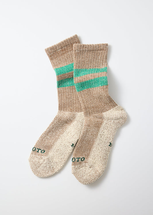 RoToTo PILE STRIPE MARL SOCKS
