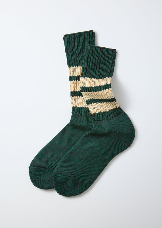 RoToTo COARSE RIBBED CREW SOCKS ”COLLEGE COLORS”