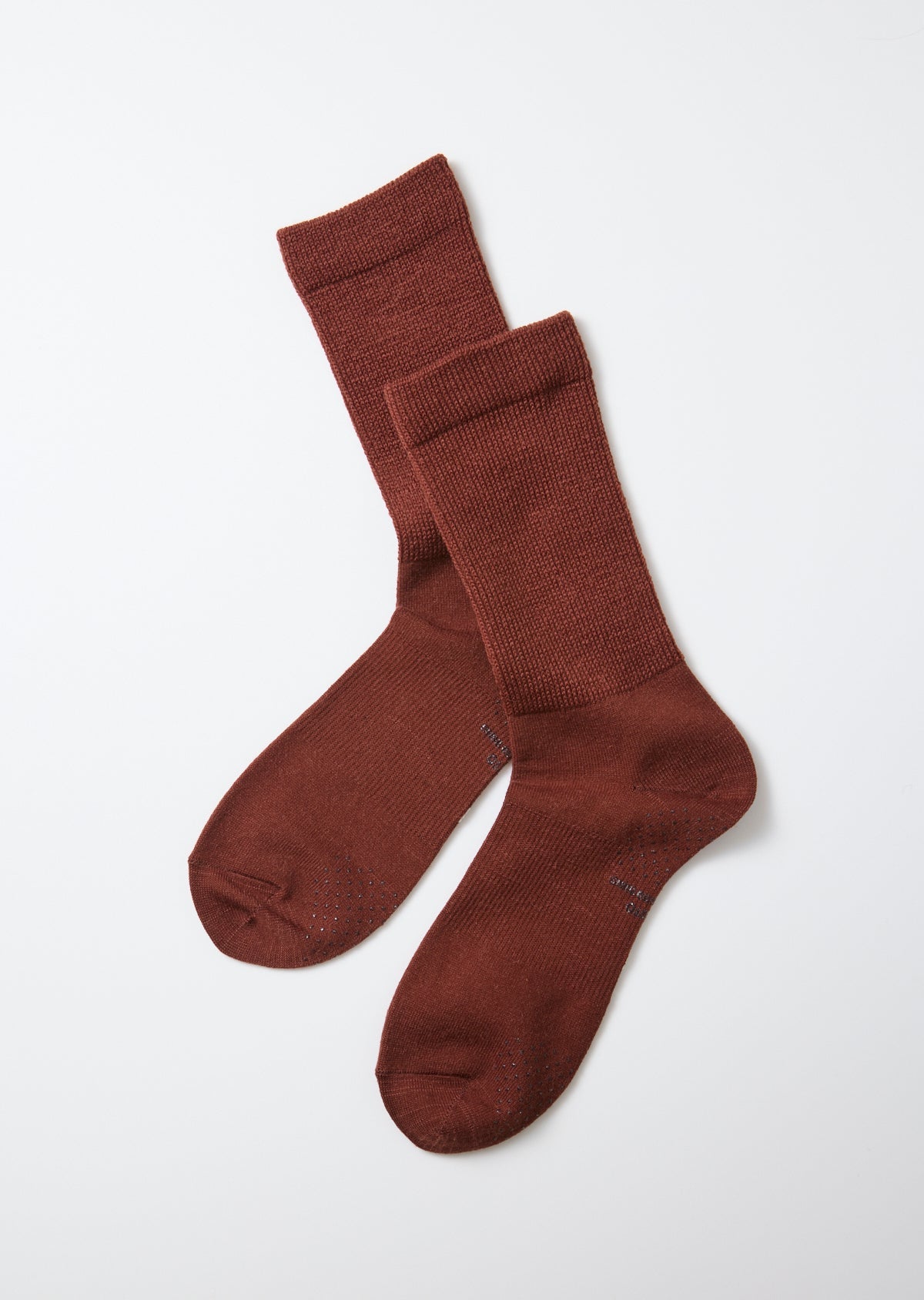 RoToTo MERINO RELAXED RIB CREW SOCKS