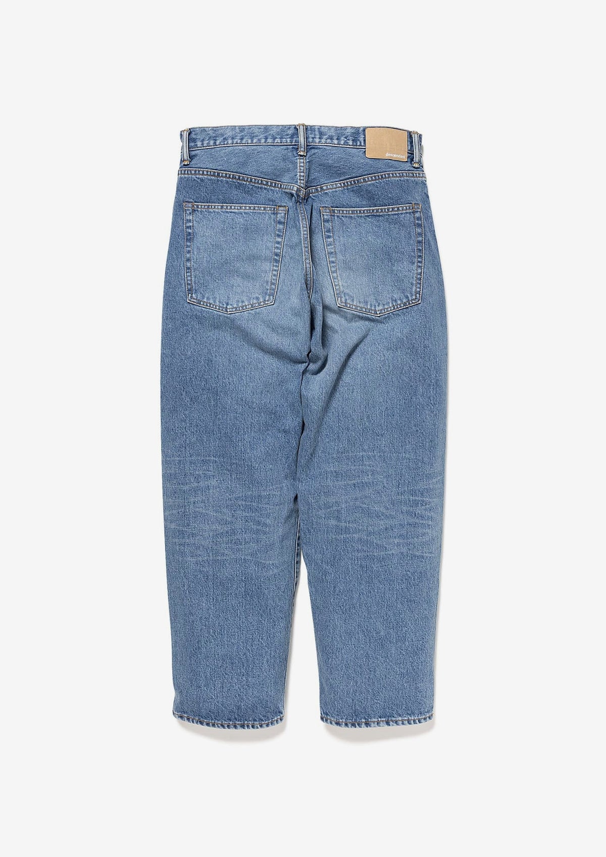 DESCENDANT 1995 DENIM TROUSERS BAGGY HARD WASH