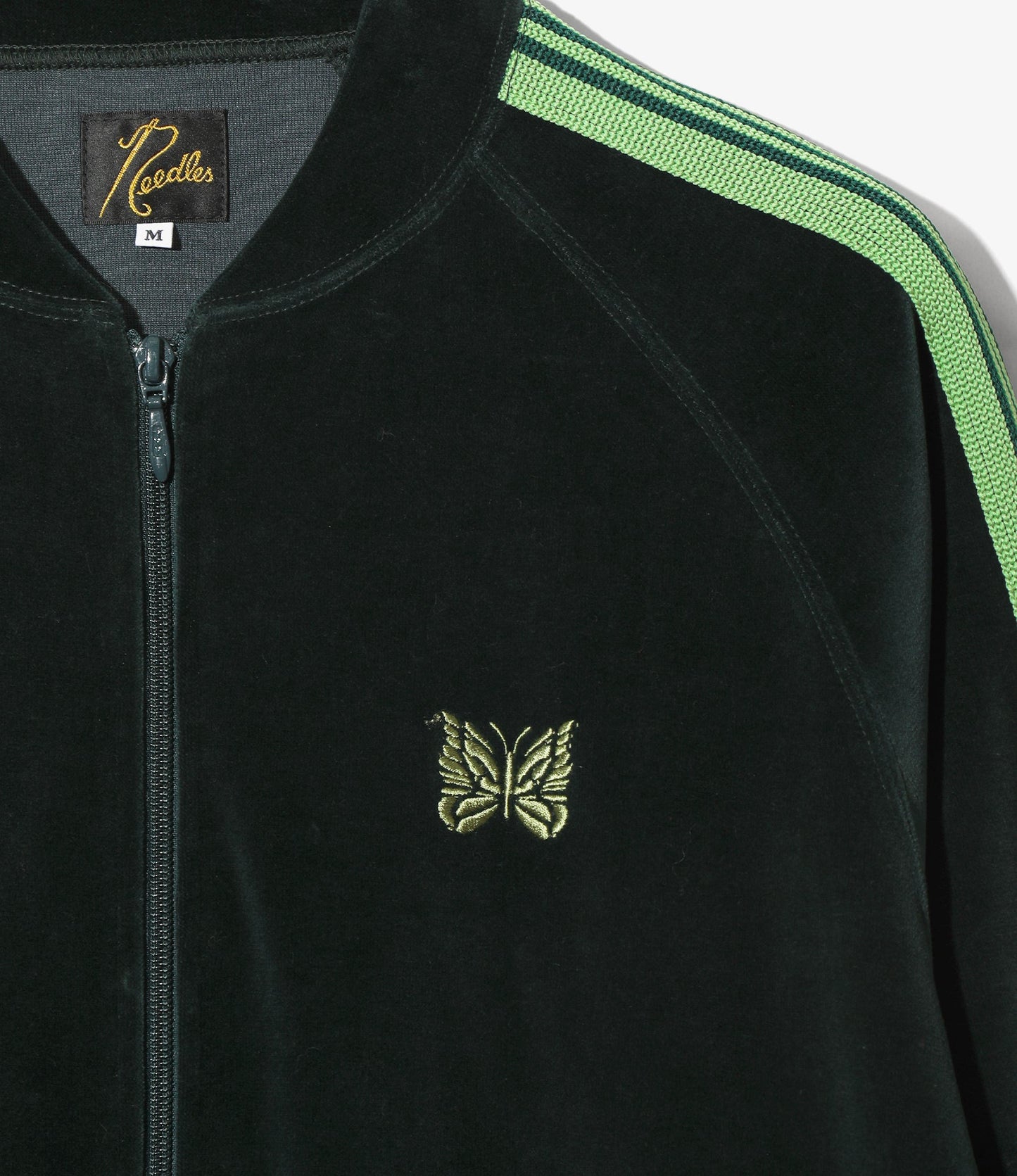 Needles Rib Collar Track Jacket - C/PE Velour