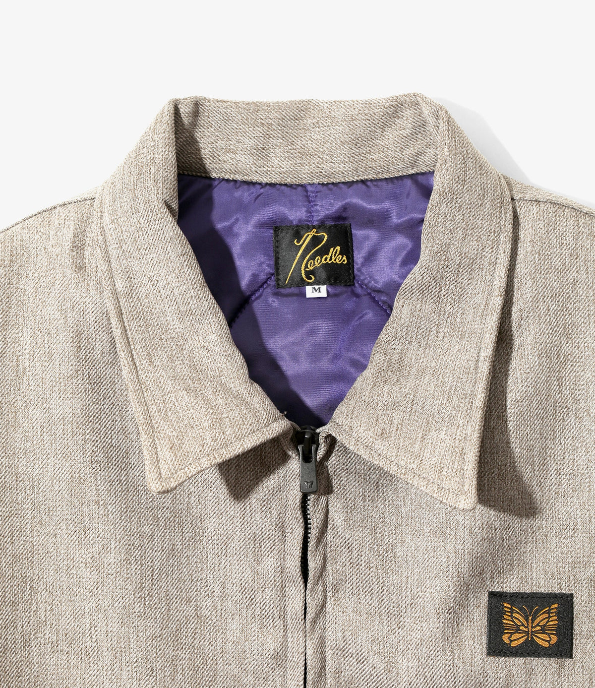 Needles Railroad Zip Jacket - Melange Double Cloth