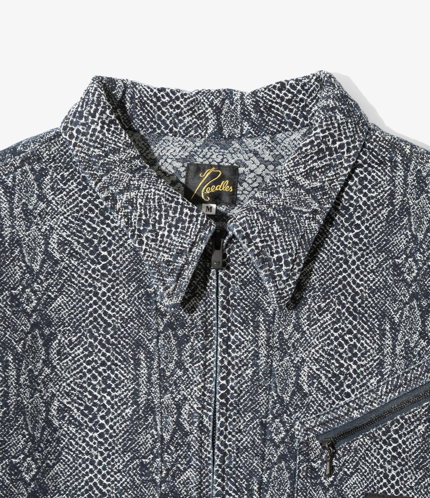 Needles Zipped Work Jacket - 10oz Python Jacquard