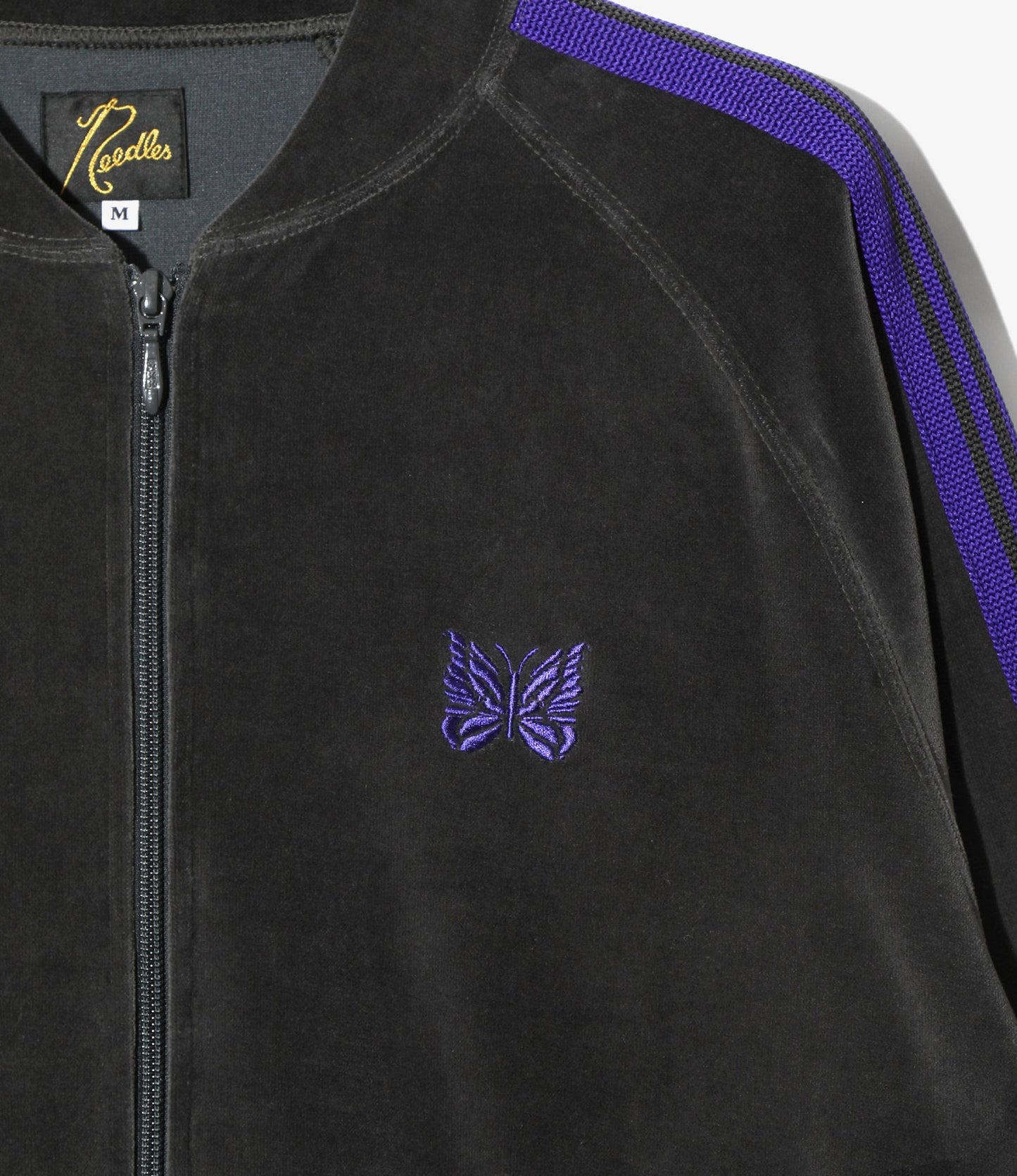 Needles Rib Collar Track Jacket - C/PE Velour