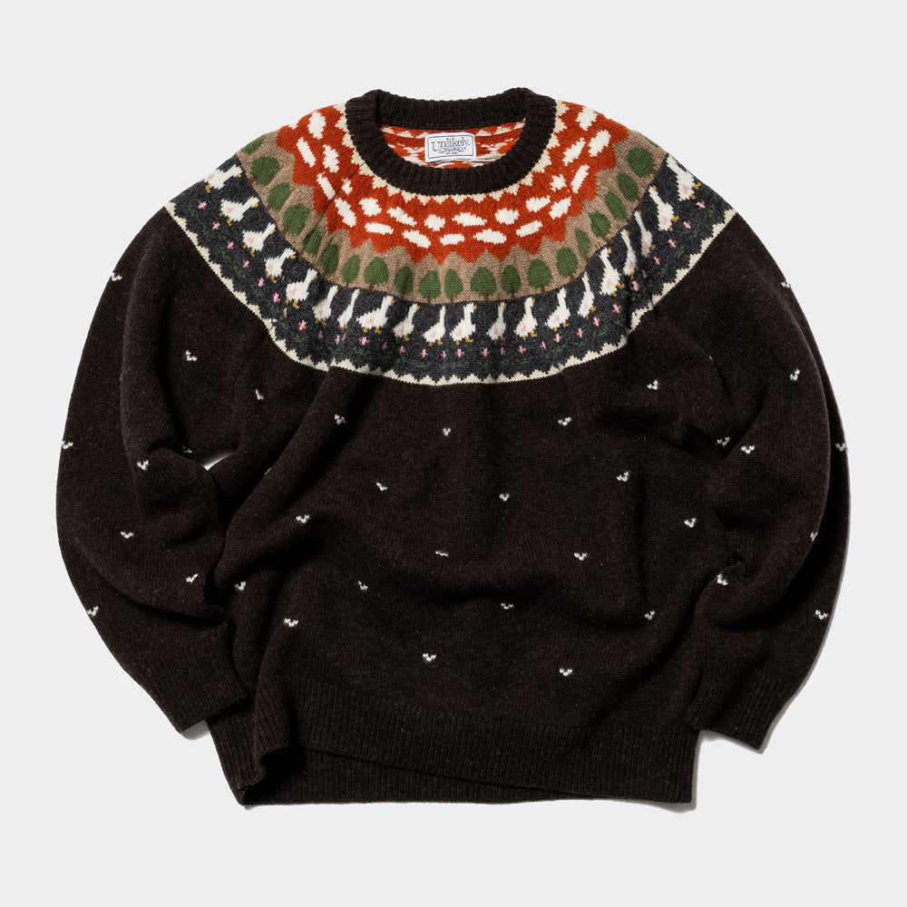 Unlikely Fair Isle "Duck"