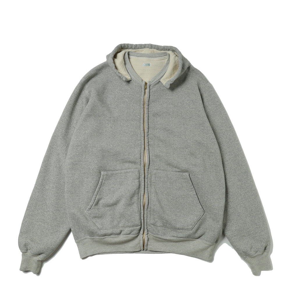 A.PRESSE Vintage Attached Hood Zip Parka