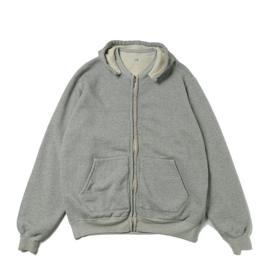 A.PRESSE Vintage Attached Hood Zip Parka