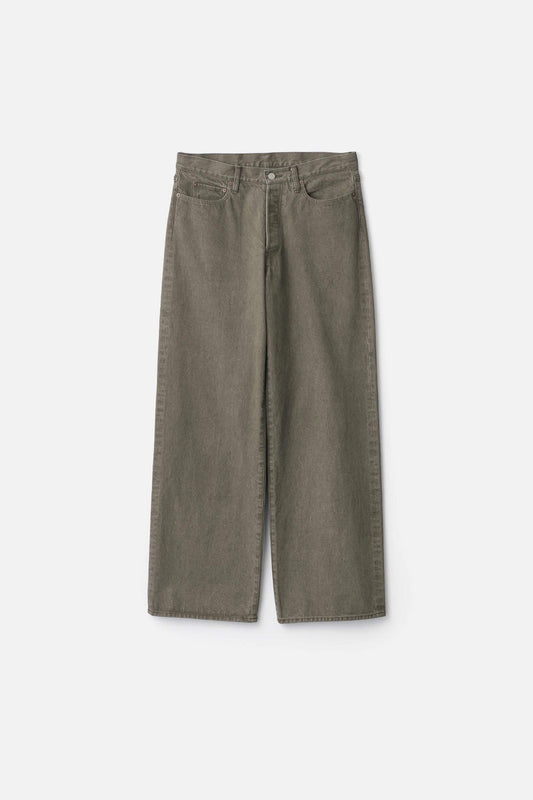 ssstein Loose Color Denim Pants