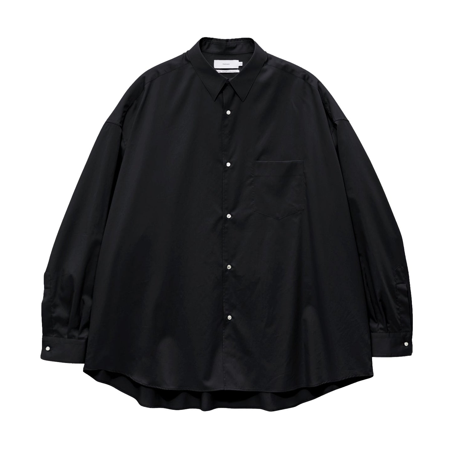 Graphpaper Silicon Poplin Oversized Regular Collar Shirt