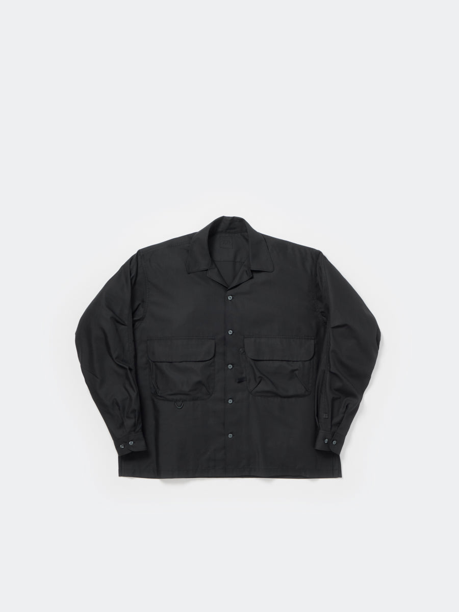 DAIWA PIER39 TECH SPORTS OPEN COLLAR SHIRT L/S SOLID