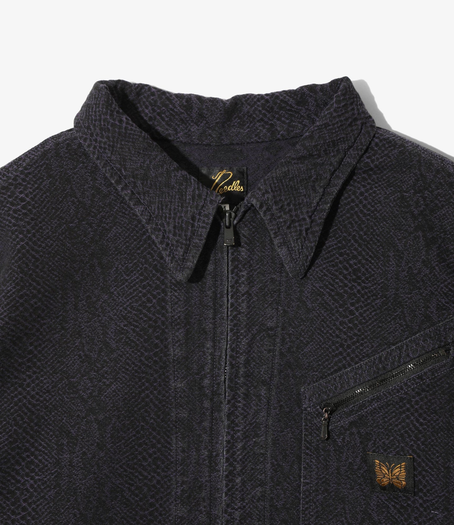 Needles Zipped Work Jacket - 10oz Python Jacquard