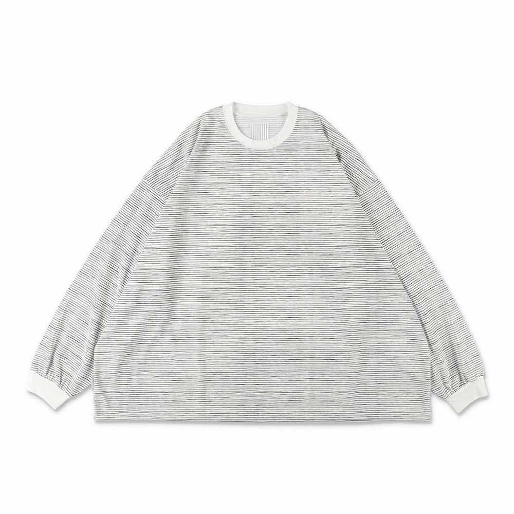 S.F.C (STRIPES FOR CREATIVE) SUPER BIG LS TEE (SIDE STRIPE TECH)