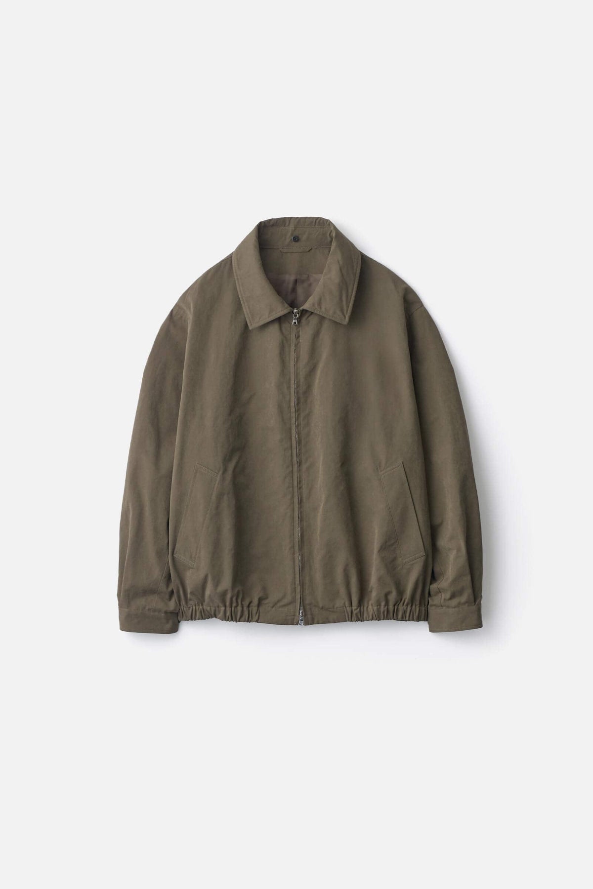 ssstein Detachable Collar Resin Finish Cotton Jacket