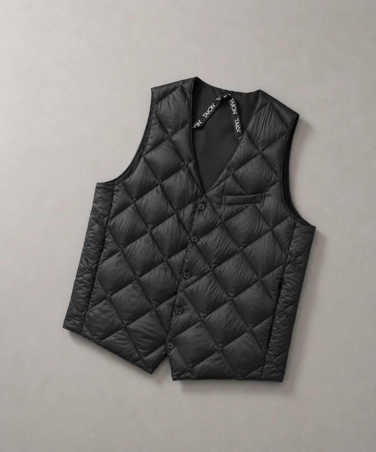 TAION City Line Reversible Single-Button Down Vest