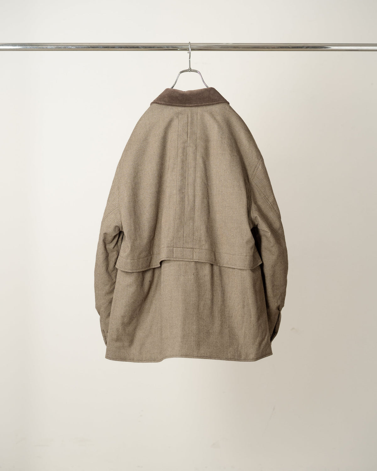 ANCELLM CHECK HALF JACKET