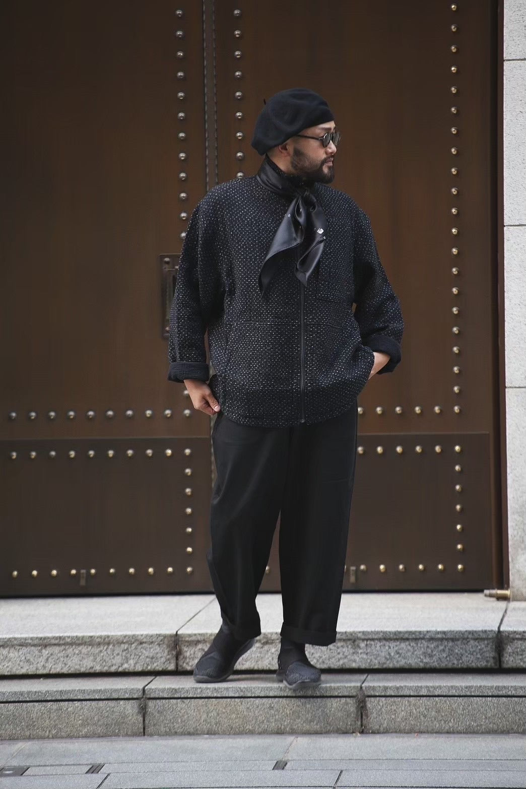 Porter Classic NEW SASHIKO ZIP UP JACKET