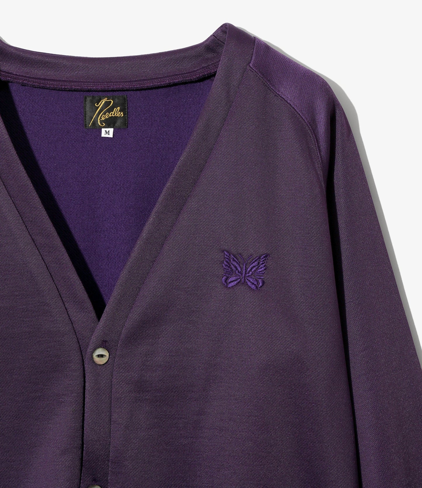 Needles V Neck Cardigan - Bright Jersey