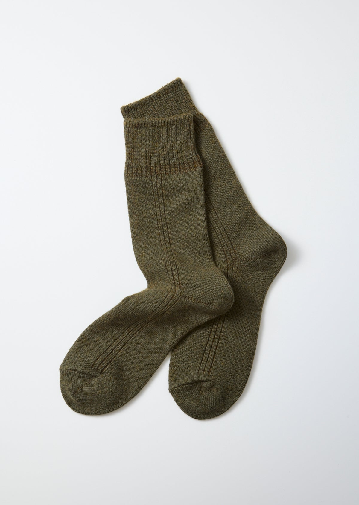 RoToTo VERTICAL LINE COTTON WOOL SOCKS