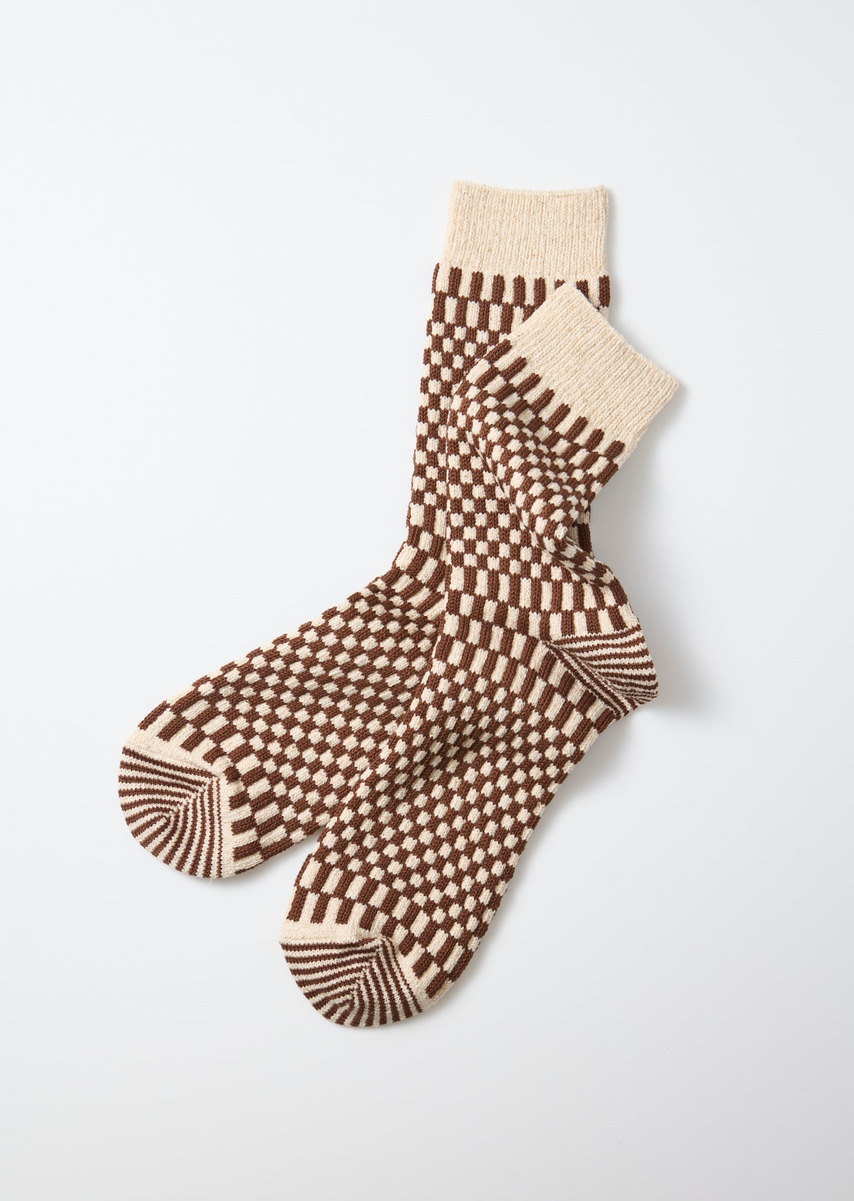 RoToTo CHECKERBOARD PATTERN SOCKS