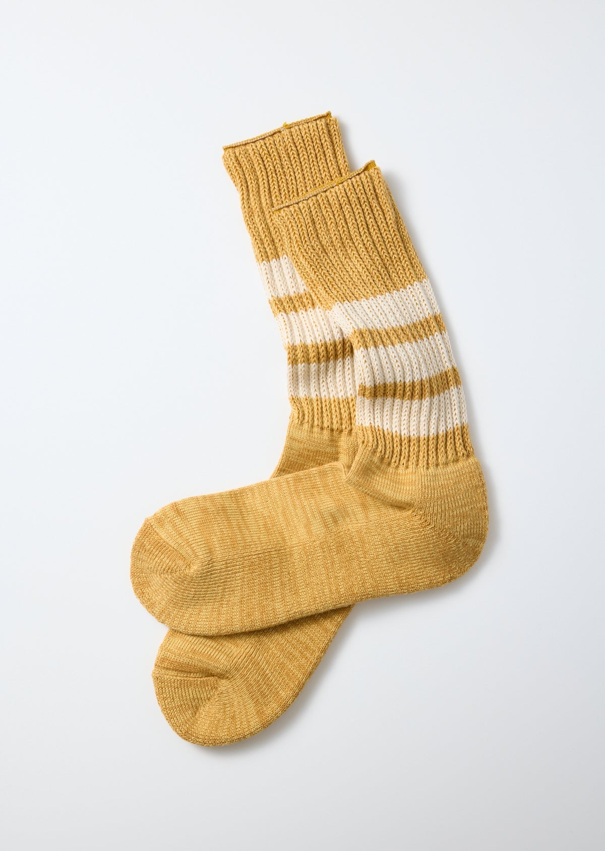 RoToTo COARSE RIBBED CREW SOCKS ”COLLEGE COLORS”
