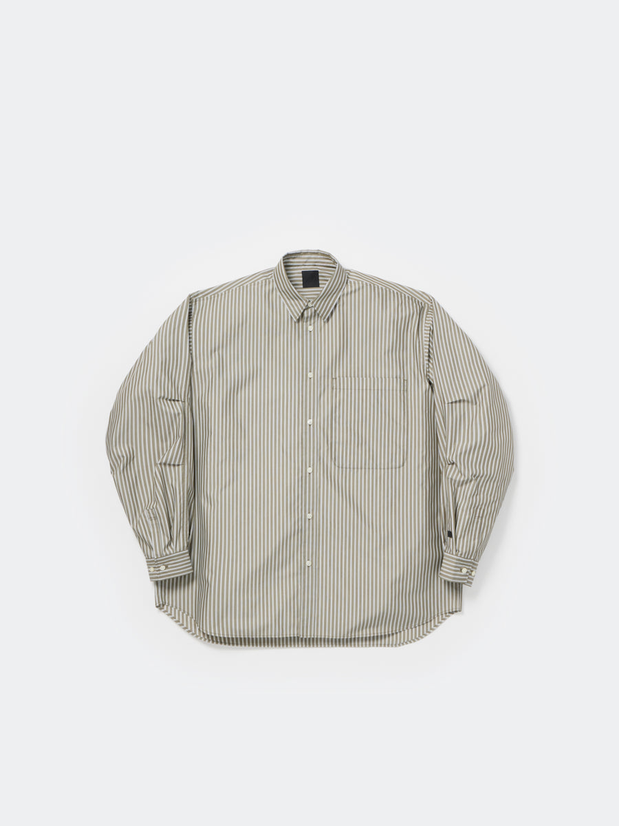 DAIWA PIER39 TECH REGULAR COLLAR SHIRT L/S STRIPE