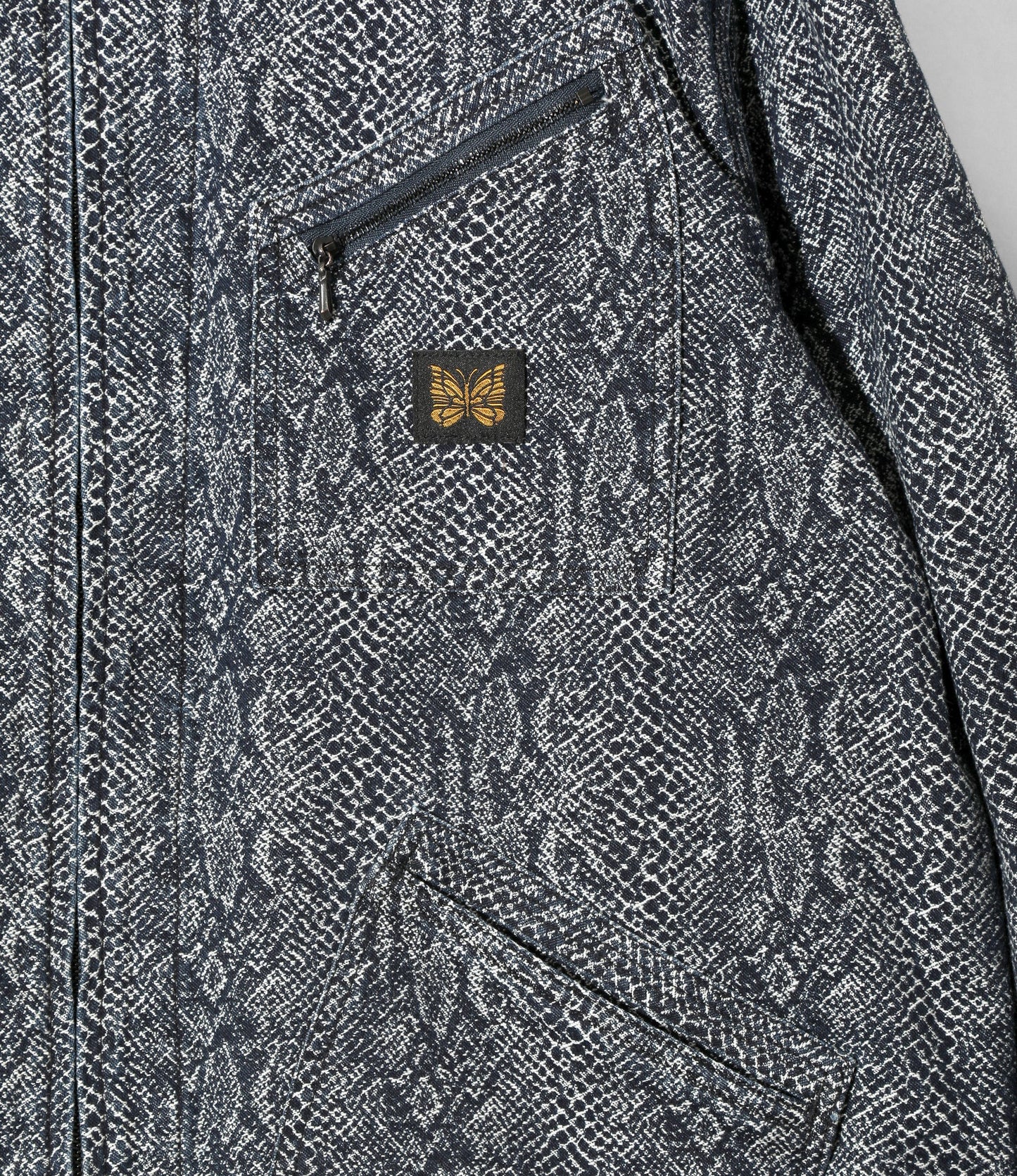 Needles Zipped Work Jacket - 10oz Python Jacquard