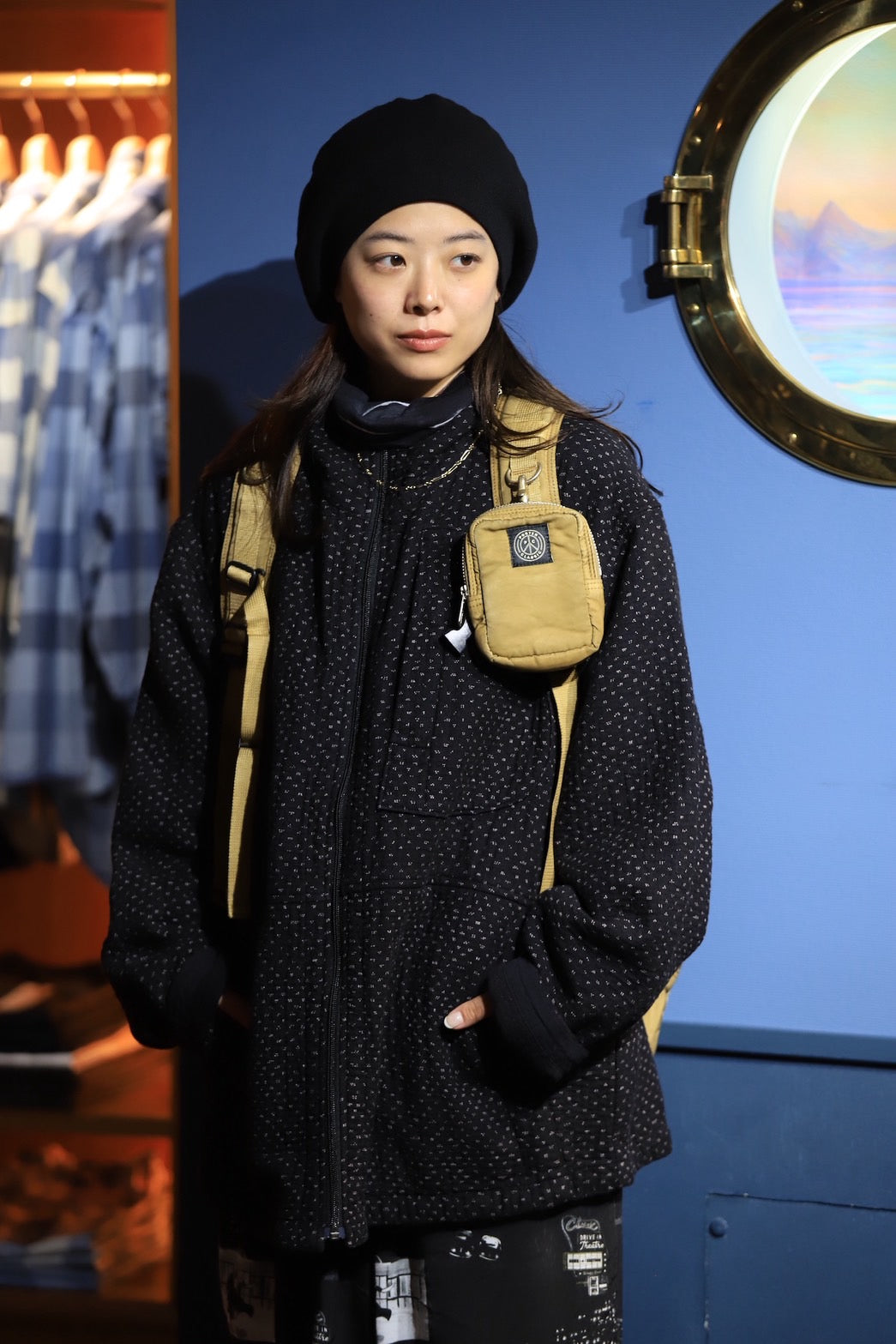 Porter Classic NEW SASHIKO ZIP UP JACKET