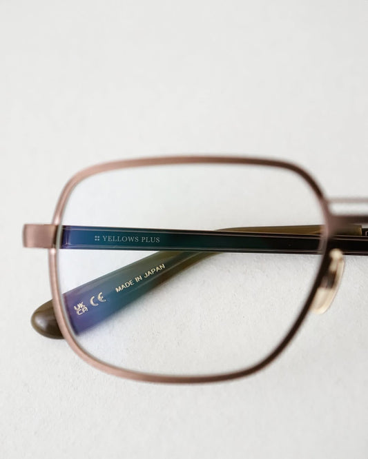 YELLOWS PLUS BARRIS EYEGLASS FRAME Dark Cooper