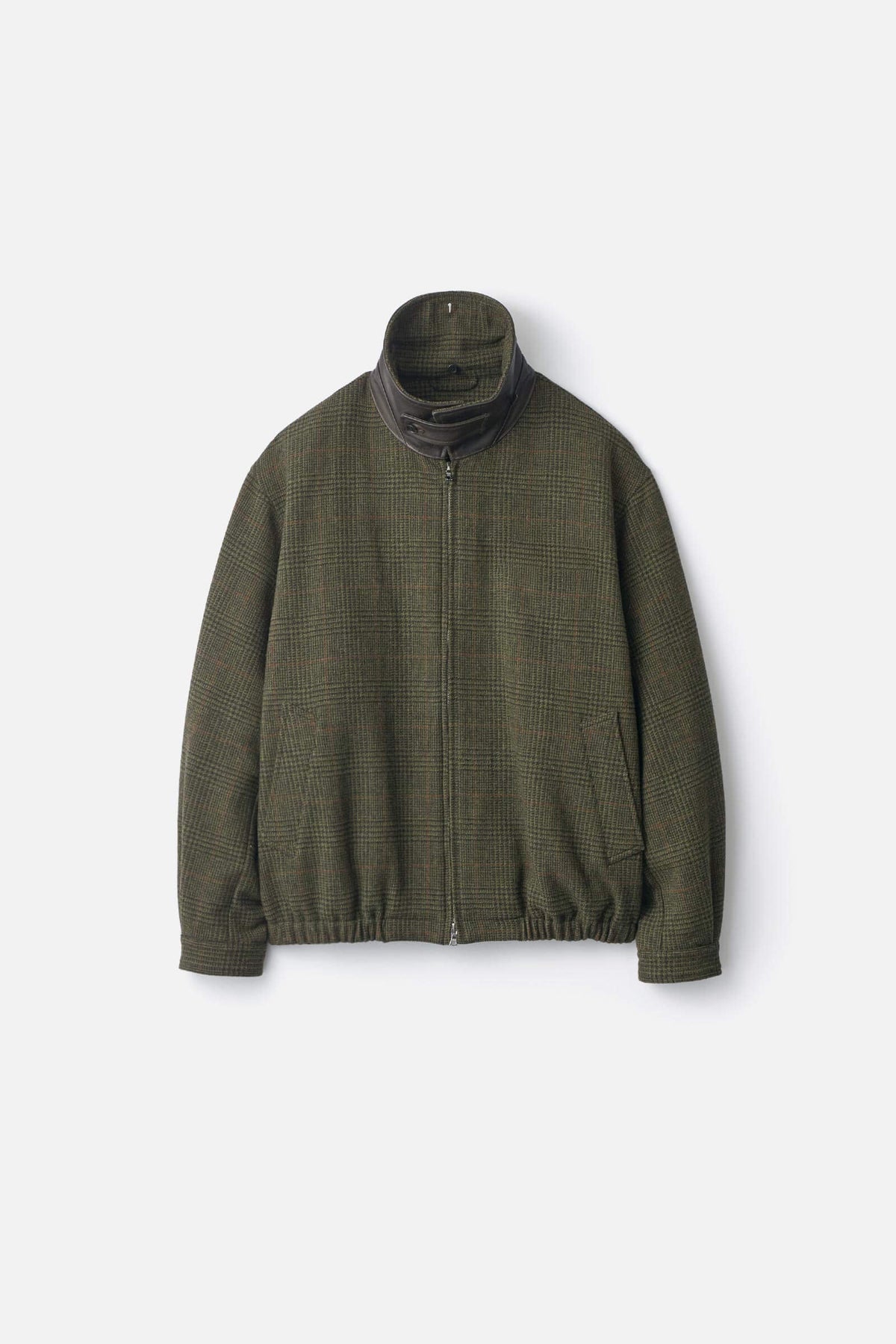 ssstein Detachable Collar British Tweed Jacket