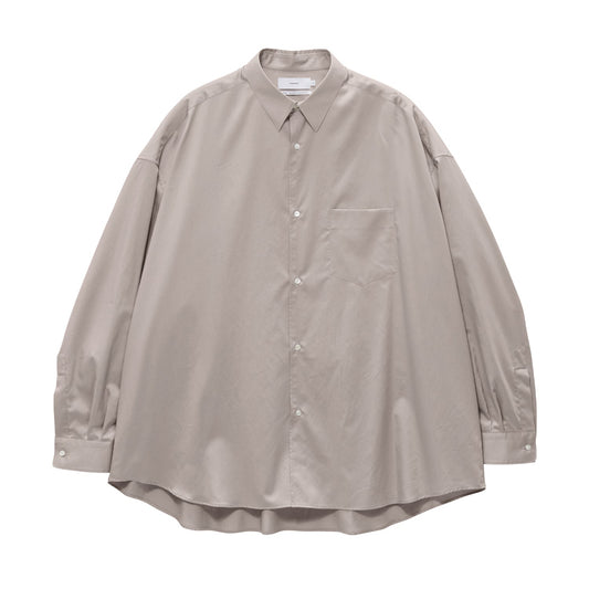 Graphpaper Silicon Poplin Oversized Regular Collar Shirt