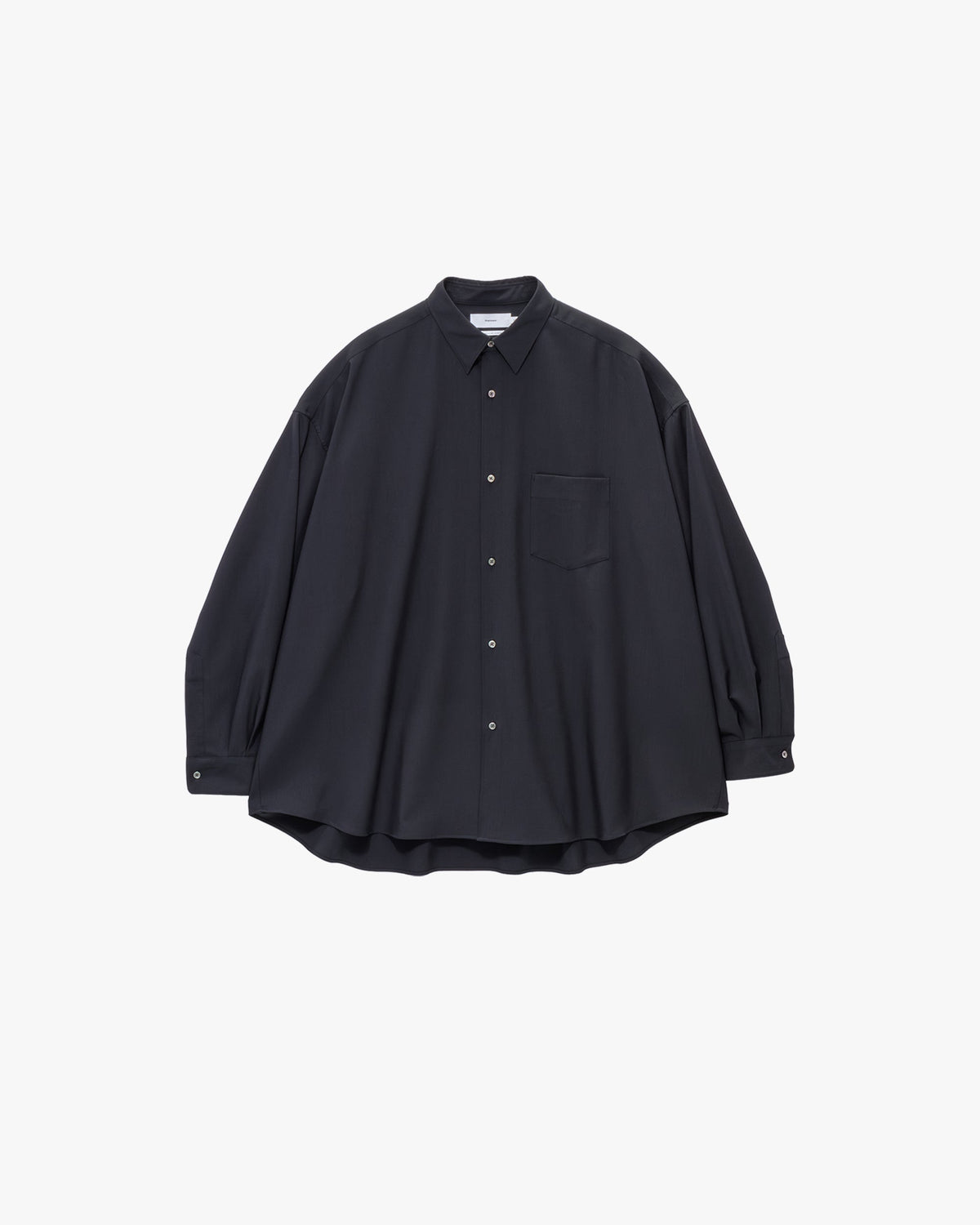 Graphpaper Extra Fine Wool L/S Oversized Regular Collar Shirt