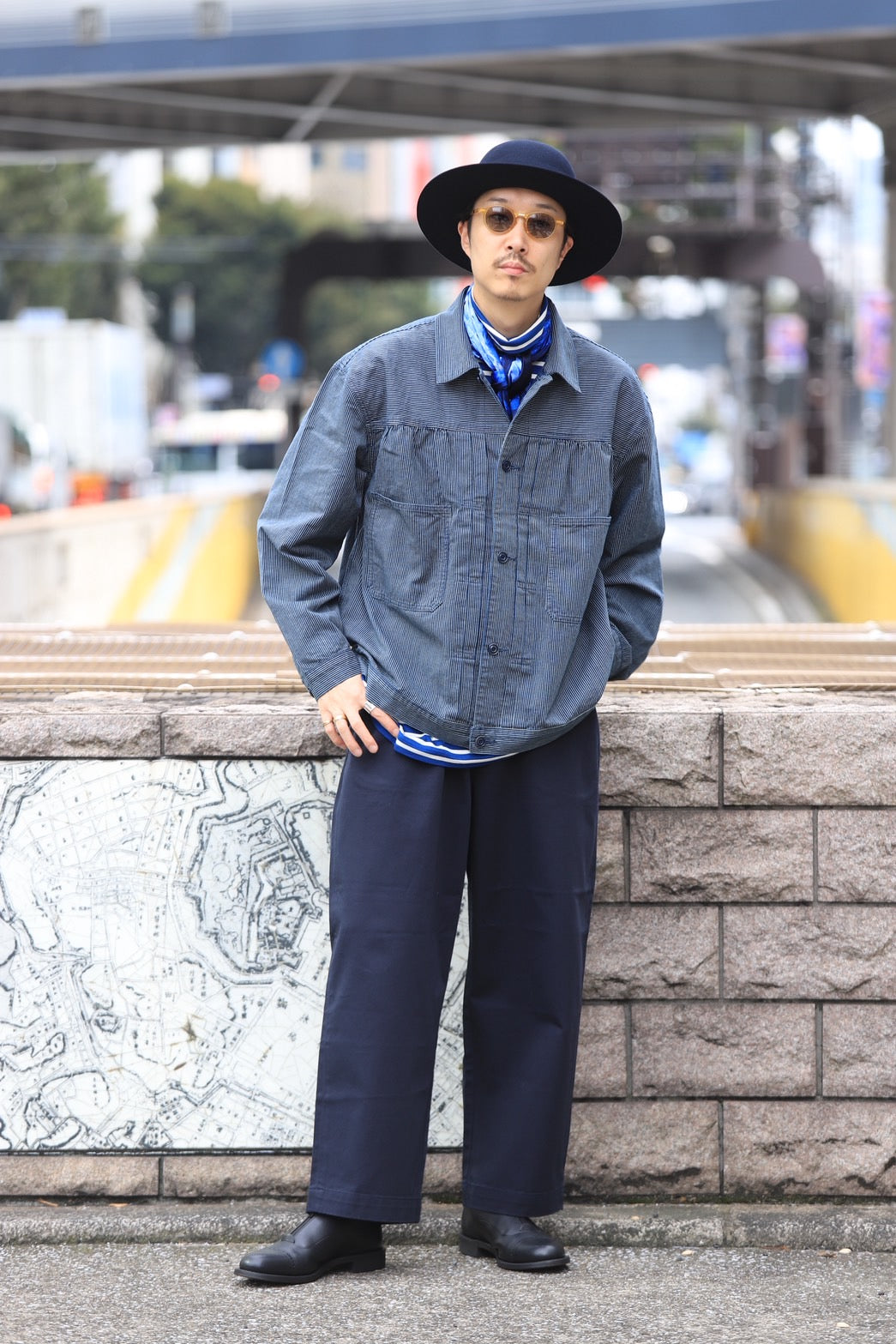 Porter Classic FRENCH HICKORY SHORT JACKET