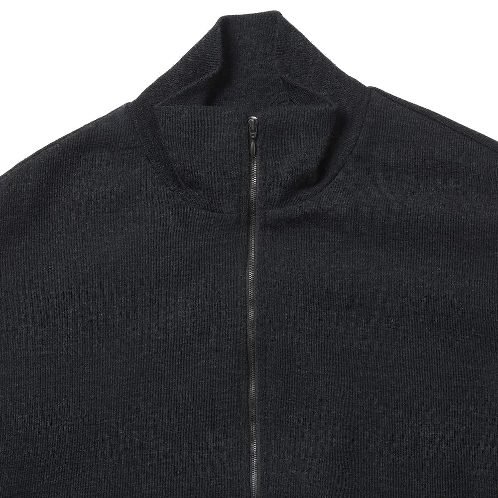 COMOLI Wool Knit Track Jacket